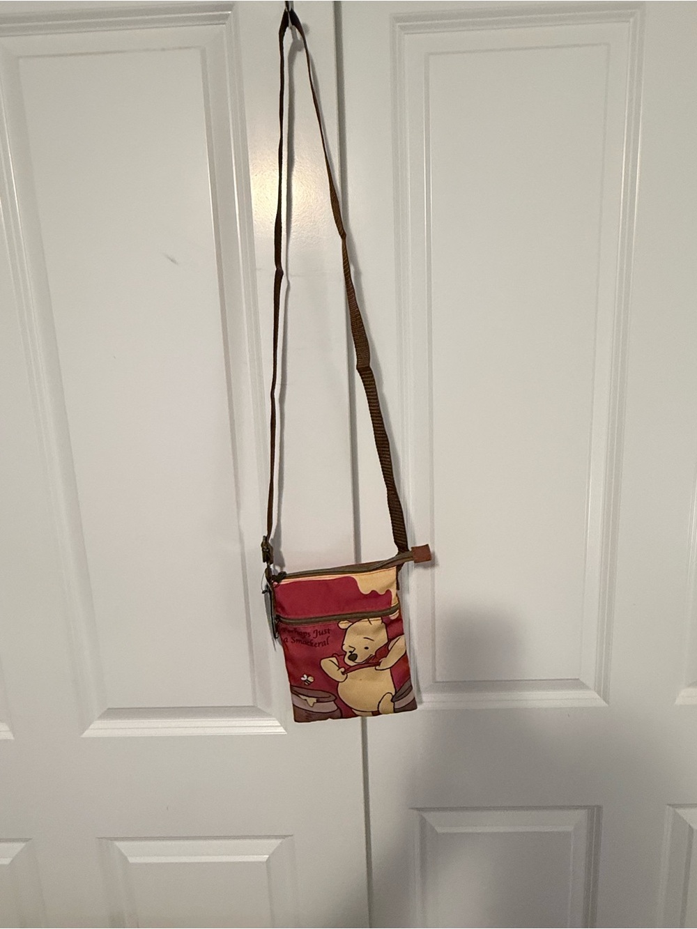 Loungefly Red & Yellow Winnie the Pooh Crossbody Bag - Picture 3 of 6